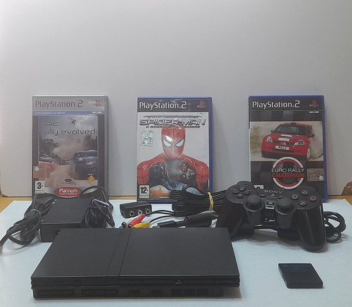 Console sony ps2 slim - ps2,