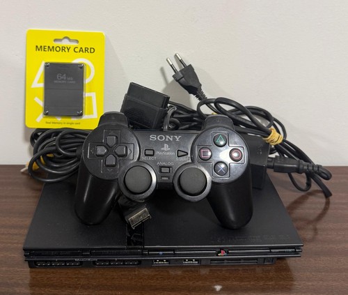 Sony ps2 slim nera - sony, playstation