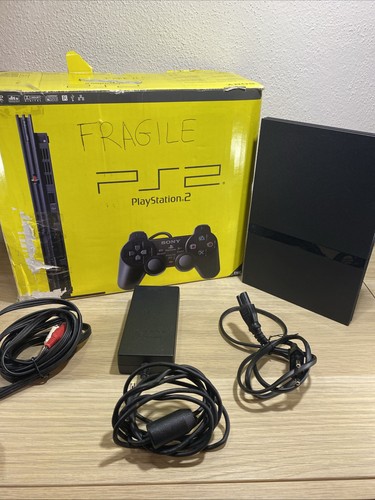 Ps2 slim nera scph 70004 - ps2, scph-70004