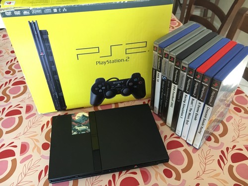 Playstation slim con scatola - con,
