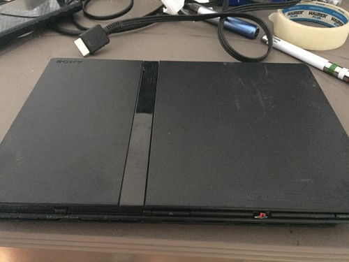 7921 console sony ps2 slim - ps2,
